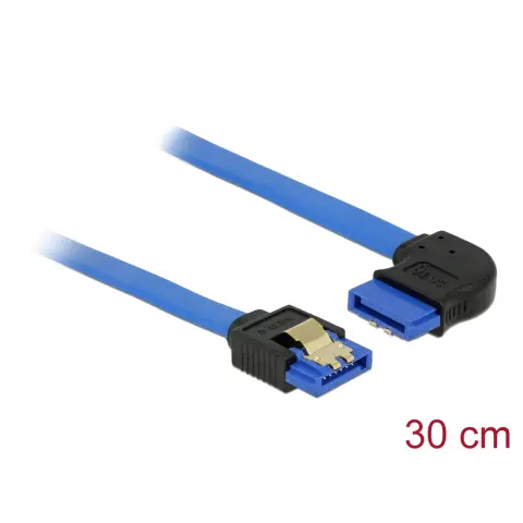 DELOCK SATA Összekötő Kék 30cm 84990