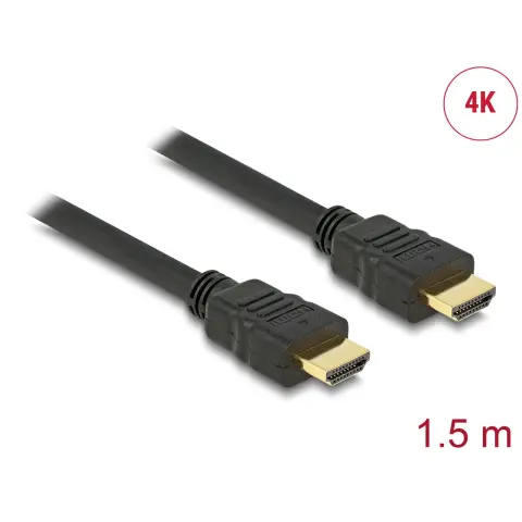 DELOCK HDMI Összekötő Fekete 1.5m 84753