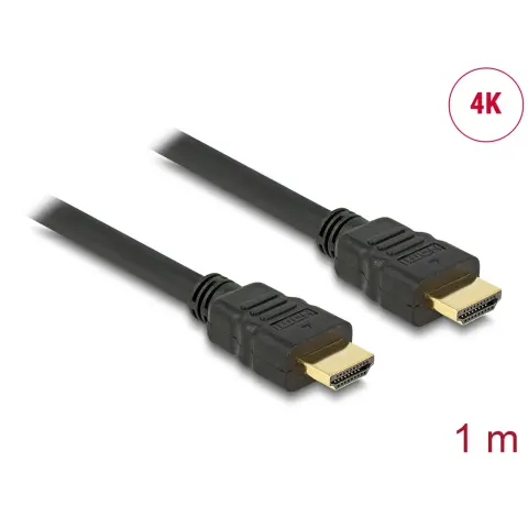DELOCK HDMI Összekötő Fekete 1m 84752