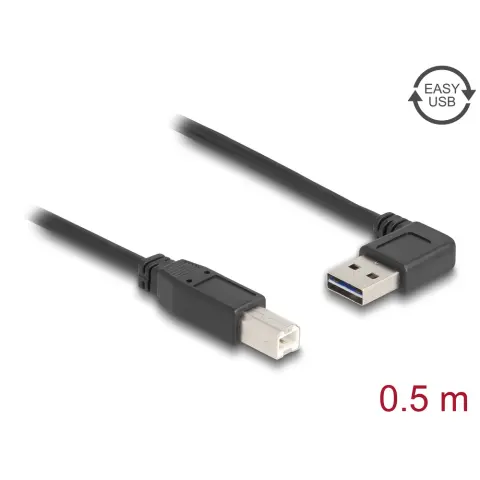 DELOCK USB Összekötő Fekete 50cm 85167