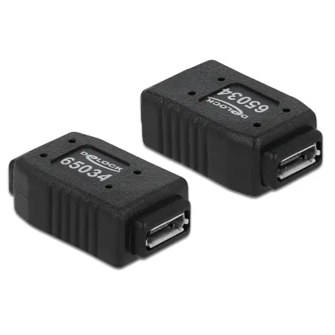 DELOCK Micro USB Extension Black 5cm 65034