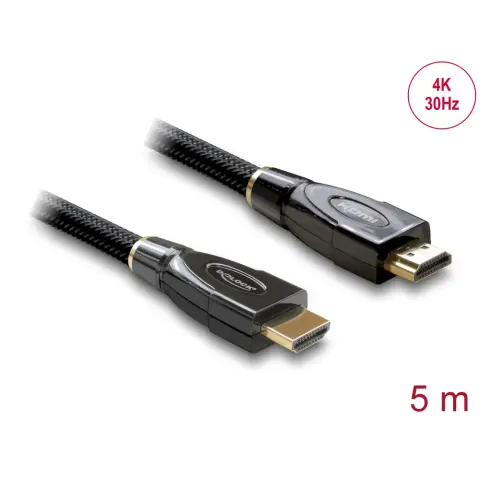 DELOCK HDMI Összekötő Fekete 5m 82739