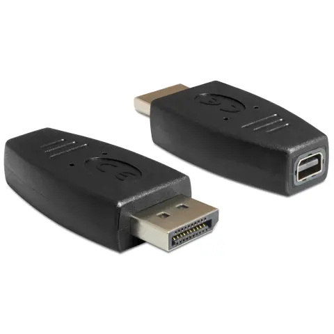 DELOCK DisplayPort Mini DisplayPort Átalakító Fekete 4cm 65237