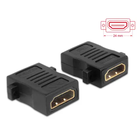 DELOCK HDMI Toldó Fekete 3cm 65509