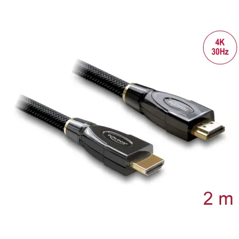 DELOCK HDMI Összekötő Fekete 2m 82737