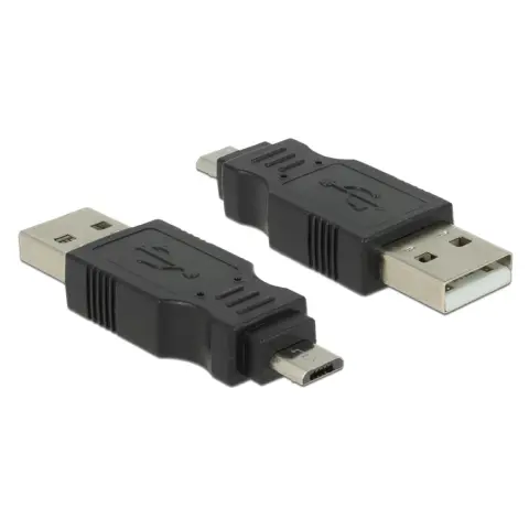 DELOCK Micro USB adapter Black 5cm 65036