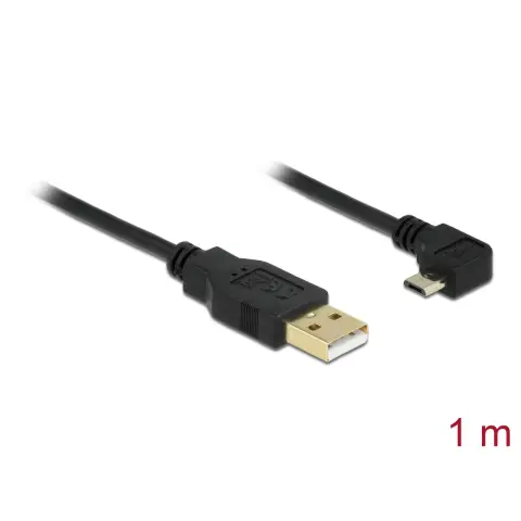 DELOCK USB Micro USB Átalakító Fekete 1m 83147