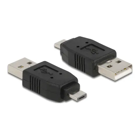 DELOCK Micro-A USB Adapter Black 4cm 65037