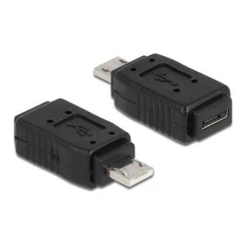 DELOCK Micro USB Extension Black 4cm 65032
