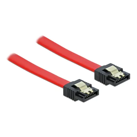 DELOCK SATA Összekötő Piros 1m 82679