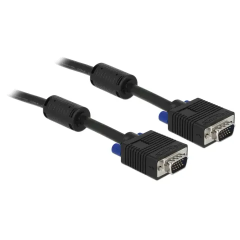 DELOCK VGA/D-Sub Összekötő Fekete 3m 82558
