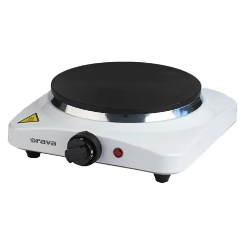 ORAVA Electric cooktop 1 zone 1500W white VP-81 W
