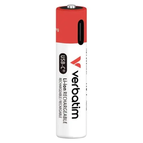VERBATIM Lithium mikro ceruza akku (AAA) USB-C 500mAh 4db 30250