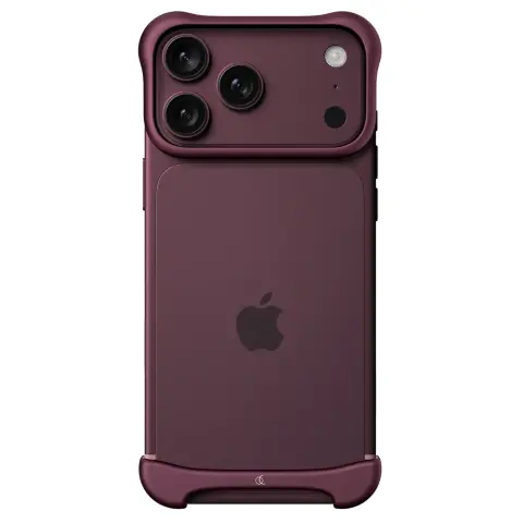 ARC Pulse alumínium védőkeret iPhone 18 Pro Max matt sötétpiros ARC-AP-AL-MDR-APL-IP-18-MAX