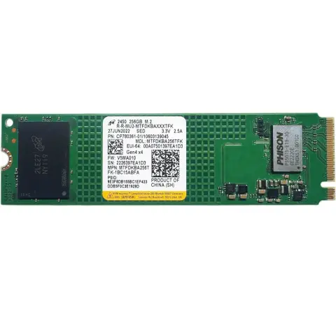 MICRON 256GB 2450 M.2 PCIe M.2 2280 MTFDKBA256TFK - OEM
