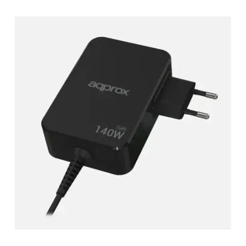 APPROX Mrežni punjač USB-C kabel 1.8m 140W crni APPA140GAN
