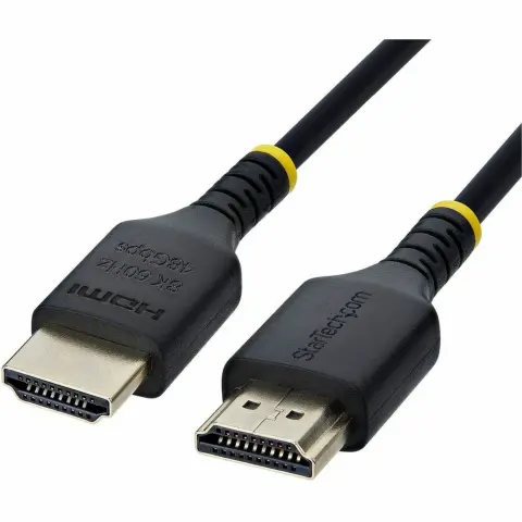 STARTECH HDMI 2.1 Összekötő Fekete 50cm HDMI21-CBL-SLIM-50C