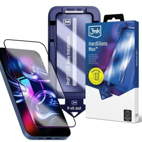 3MK HardGlass Max képernyővédő iPhone 13/13 Pro/14/16E/17E