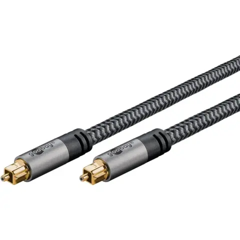 GOOBAY Toslink Összekötő Fekete-Ezüst 5m 65307