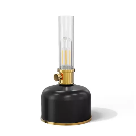 FOREVER LIGHT Retro LED petróleumlámpa fekete FLR-25