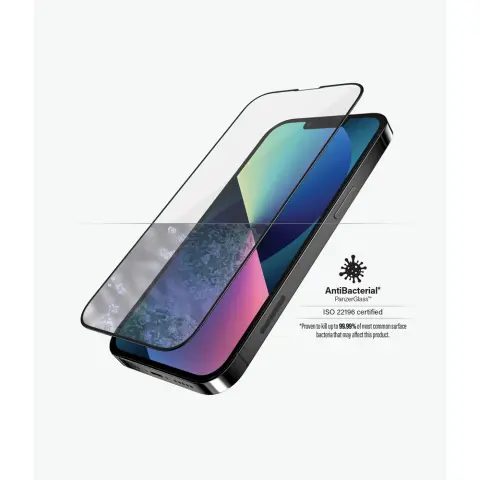 PANZERGLASS Sticlă securizată Case Friendly AB iPhone 12 mini neagră 2710