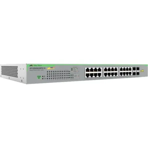 ALLIED TELESIS AT-GS950/28PS V2-50 24 portos Gigabit WebSmart PoE+ switch