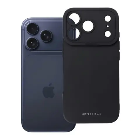 ROAR LUNA szilikon tok iPhone 17 Pro / iPhone 18 Pro matt fekete