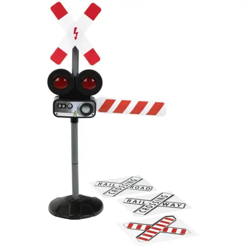 KLEIN TOYS Elektronikus vasúti átjáró hang és fényhatásokkal 2961