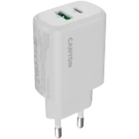CANYON OnCharge 250 Charger 25W 1xPD 1xQC EU Weiß CNE-CHA250-21