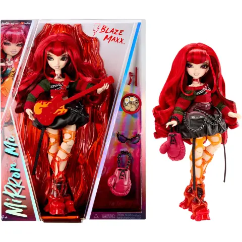MGA ENTERTAINMENT MirrorMi Blaze Maxx divat baba 253471-EUC