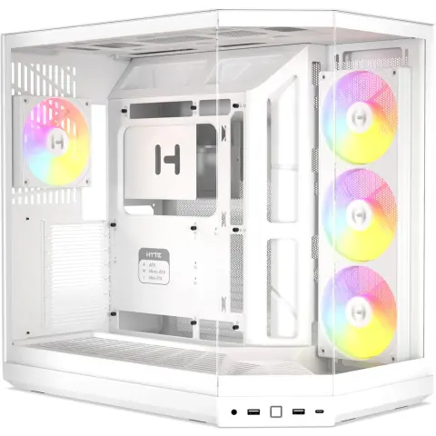 HYTE Y50 számítógépház hófehér CS-HYTE-Y50RGB-WW