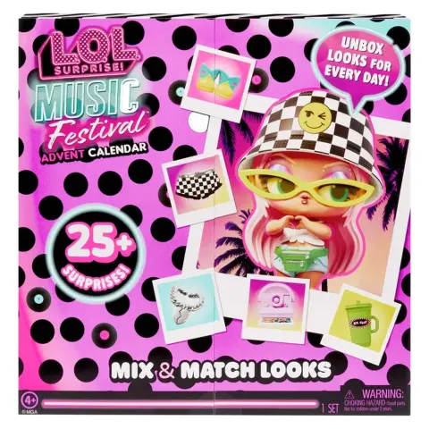 MGA ENTERTAINMENT L.O.L. Surprise Music Festival adventi naptár 256595-EUC