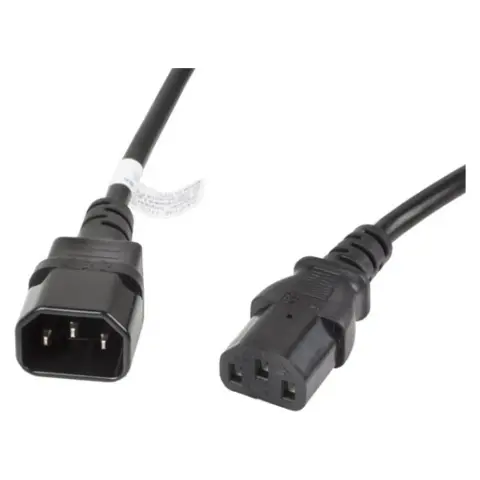 LANBERG IEC C13 C14 Produžni kabel Crno 3m CCA-C13E-11CC-0030-BK CAC13E11CC0030B