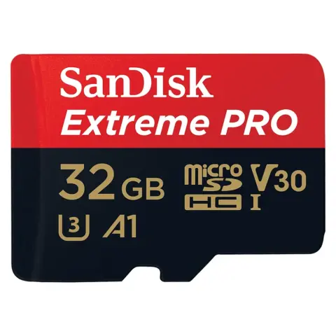 SANDISK Extreme PRO 32GB MicroSDHC 90 MB/s SDSQXCG-032G-GN6MA 226955