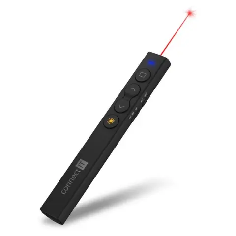 CONNECT IT Lézeres prezentációs távirányító fekete CLP-2050-BK