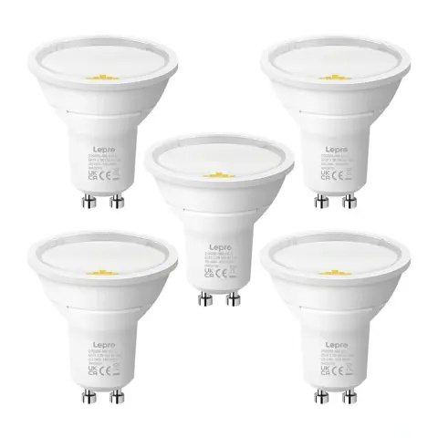 LEPRO LED izzó GU10 3.3W semleges fehér 5 db 200086-NW-EU-5