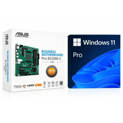 ASUS PRO B550M-C/CSM + Windows 11 Pro magyar FQC-10537
