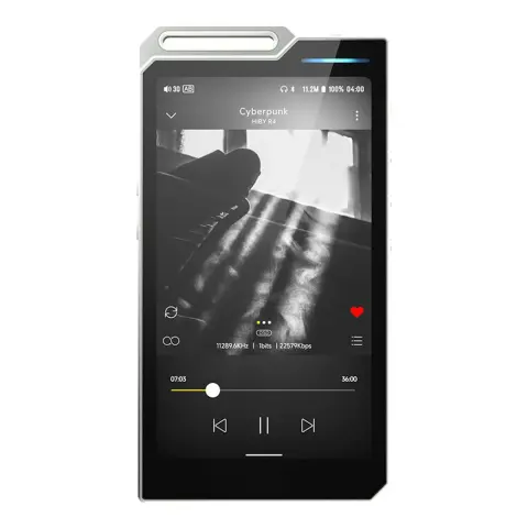 HIBY MUSIC Hi-Res audio lejátszó R4 ezüst P3642