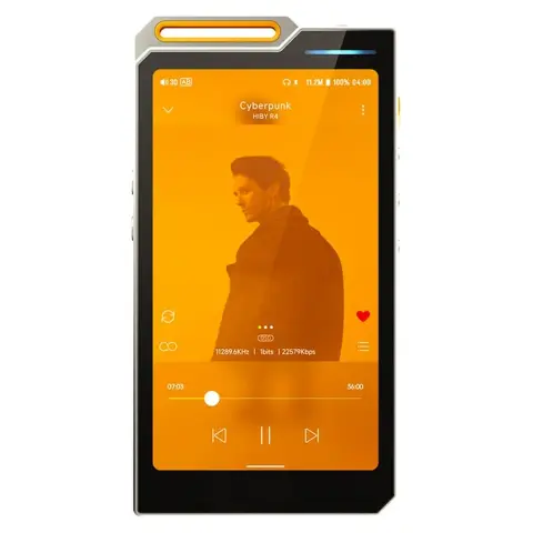 HIBY MUSIC Hi-Res audio lejátszó R4 narancssárga P3680
