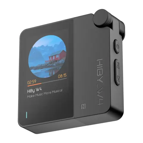 HIBY MUSIC Bluetooth audio vevő W4 fekete P4481