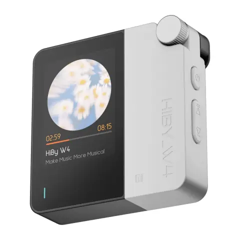 HIBY MUSIC Bluetooth audio vevő és DAC W4 fehér P4482