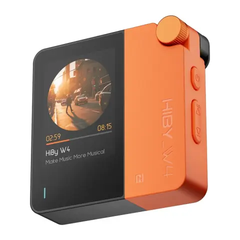 HIBY MUSIC Bluetooth audio vevő W4 narancssárga P4480