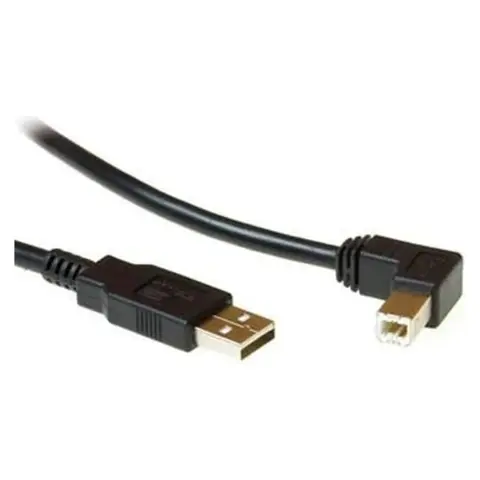 ACT CONNECTIVITY USB 2.0 A-B veza 90 Stupanj Crno 1.8m SB2408
