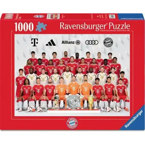 RAVENSBURGER Puzzle játék 1000 darabos FC Bayern München 2026/27 szezon 12001827