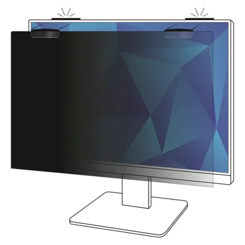 3M Betekintésvédelmi monitorszűrő 21.5" mágneses PF215W9EM