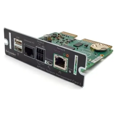 SCHNEIDER Hálózati menedzsment kártya 3 SmartSlot Modbus AP9643