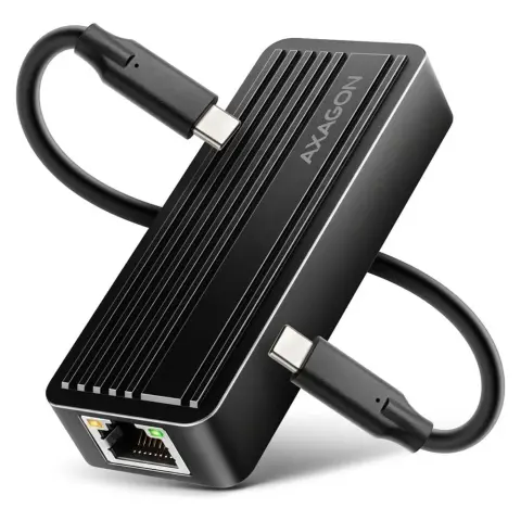 AXAGON ADE-10GR USB-C 3.2 Gen 2 UTP Transformator 10Gbps schwarz