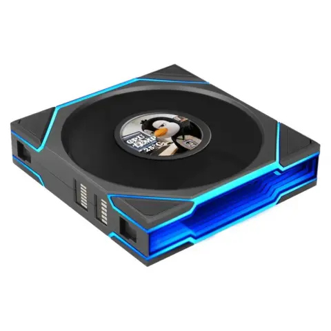 LIAN LI UNI FAN TL LCD FLEX Wireless 120mm fordított légáramlás fekete G9F.12RTLLCD1F1B.00