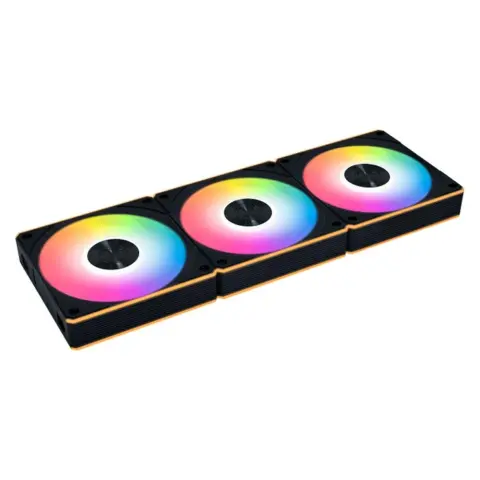 LIAN LI UNI FAN CL FLEX 120mm fordított légáramlás 3 darabos szett fekete G9F.12RCL1F3B.00