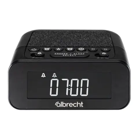 ALBRECHT DR 451+ DAB+ és FM rádió fekete ALA-614-999